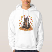 キュートなハロウィン・パンプキンスパイス・ベア・コージー・オータムTシャツ