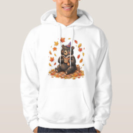キュートなハロウィン・パンプキンスパイス・ベア・コージー・オータムTシャツ パーカ