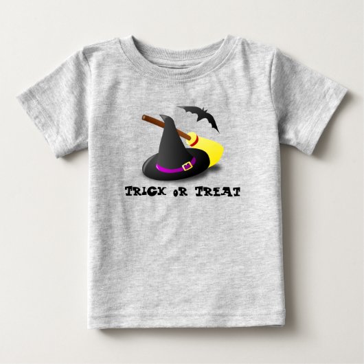 キュートなハロウィン ベビーTシャツ (正面)
