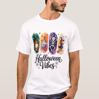 キュートなハロウィンTシャツ - 愛らしいスプーキーな金曜日 Tシャツ