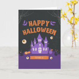 キュートなハロウィーンカード 幽霊、カボチャ カード