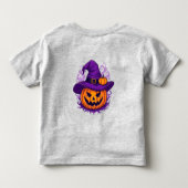 キュートなハロウィーン Boo Boo トドラーTシャツ (裏面)
