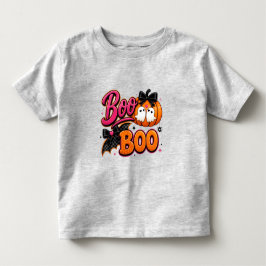 キュートなハロウィーン Boo Boo トドラーTシャツ