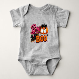 キュートなハロウィーン Boo Boo ベビーボディスーツ