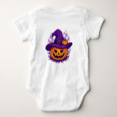 キュートなハロウィーン Boo Boo ベビーボディスーツ (裏面)