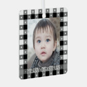 キュートなバッファロープレイドと星名前をカスタムする&写真 メタルオーナメント (正面右)