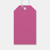 キュートなバニーイースターギフトラベル(ターコイズ/ピンク) ギフトタグ (裏面)