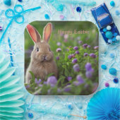 キュートなバニーイースター ペーパープレート (パーティー)