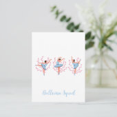 キュートなバレリーナ3 ポストカード (スタンド正面)