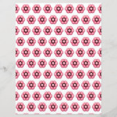 キュートなバレンタイン模様スクラップブック紙 (正面)