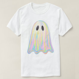 キュートなパステルレインボーゴースト | 美しいスプーキーなデザイン Tシャツ