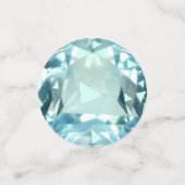 キュートなパンダのクマのコロンビアブルー コンフェッティ (スモール正面)