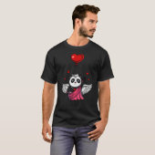 キュートなパンダのバルーン Tシャツ (正面フル)