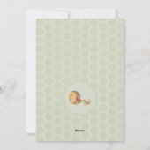 キュートなパーソナライズされた北欧クリスマススレッド シーズンカード (裏面)