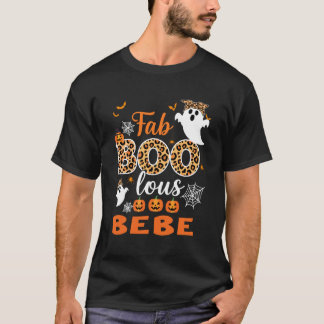 キュートなヒョウ柄のハロウィン コスチューム Tシャツ
