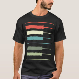 キュートなピアノ音楽ピアノタイ鍵盤プレーヤー音楽 Tシャツ