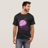 キュートなピンクのクラゲ Tシャツ (正面フル)