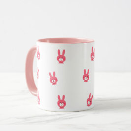 キュートなピンクのフェミニンなコーヒーカップ マグカップ