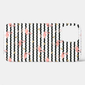 キュートなピンクのフラミンゴ シームレス パターン Case-Mate iPhoneケース (裏面 (横))