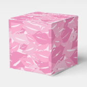 キュートなピンクの唇キスパターンガレンティンの日 フェイバーボックス (正面サイド)