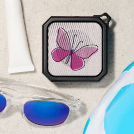 キュートなピンクの蝶ドードル