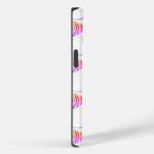 キュートなピンクの魚の模様(モノグラム) Case-Mate iPhoneケース (裏面 / 右)