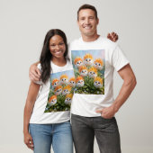 キュートなファンタジーヒナの花園Tシャツ Tシャツ (ユニセックス)