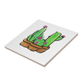 キュートなフィエスタサボテン吸汁剤 タイル (側面)