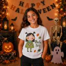 キュートなフランケンシュタイン ガール モンスター パーティー ハロウィン