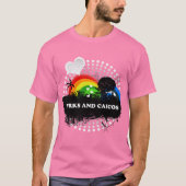 キュートなフルーツのタークスとカイコス Tシャツ (正面)