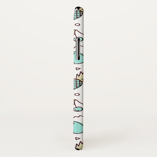 キュートなフルーツパターン夏をテーマにしたコーディネート Case-Mate iPhoneケース (裏面/右)