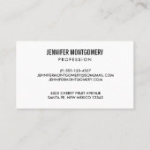 キュートなフルーツパターン夏をテーマにした 名刺 (裏面)