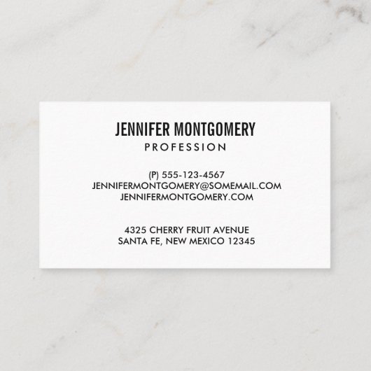 キュートなフルーツパターン夏をテーマにした 名刺 (裏面)