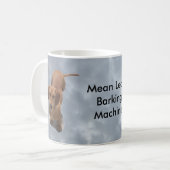 キュートなブラウンダシュントのバーキング機 コーヒーマグカップ (正面左)