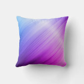 キュートなブラッシュパープルフェイクシルバーグリッターモノグラム クッション (裏面)