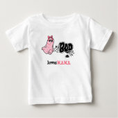 キュートなブーゴーストママのホラー ベビーTシャツ (正面)