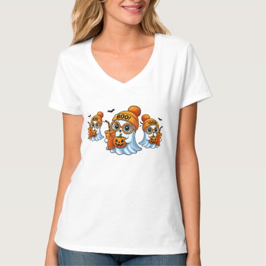 キュートなブージョワゴースト Tシャツ (正面)