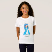 キュートなプリンセスと星のTシャツ Tシャツ (正面フル)