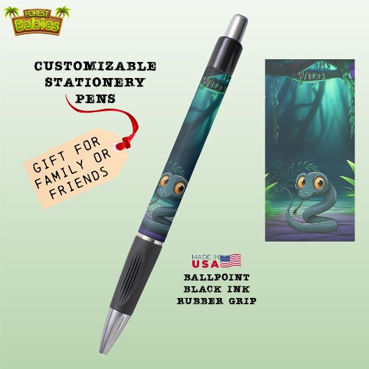 キュートなヘビ絶滅危惧野生動物🐍🎁 ボールペン