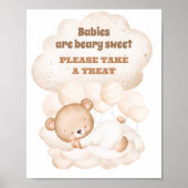 キュートなベア中立の好意を待つことができる ポスター (正面)