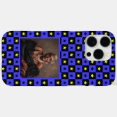 キュートなベストフレンドギフトのスクエア柄 Case-Mate iPhoneケース (裏面 (横))