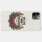 キュートなペルシャ猫ペルシャフローラ子猫 Case-Mate iPhoneケース (裏面(横))