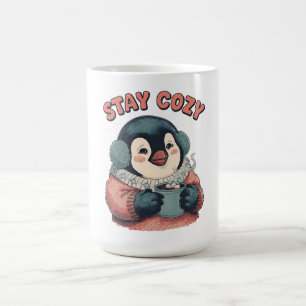 キュートなペンギンのホットココアTシャツ コーヒーマグカップ