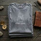 キュートなペンギンの名言 冬のユニセックスTシャツ Tシャツ