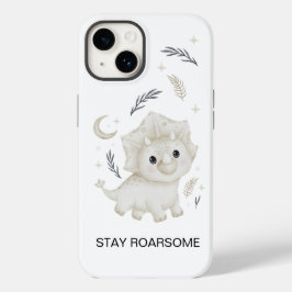 キュートなボヘミアン恐竜の子供用カスタムiPhoneケース Case-Mate iPhone 14ケース