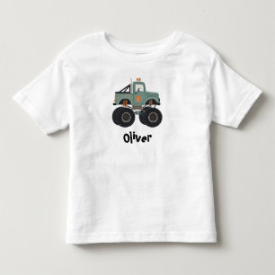 キュートなボヘミアン モンスタートラック トドラーTシャツ