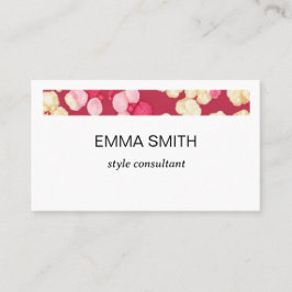 キュートなポップコーン柄の名刺 名刺