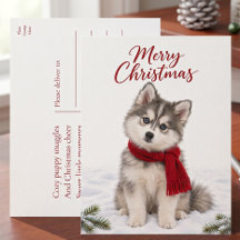 キュートなポムスキー+子犬愛好家クリスマス