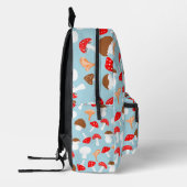 キュートなマッシュルームバックパック プリントバックパック (左)