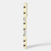 キュートなマルハナバチのシームレスパターン Case-Mate iPhoneケース (裏面 / 右)